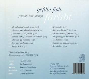 CD Gefilte Fish: Farlibt - Jewish Love Songs 127322