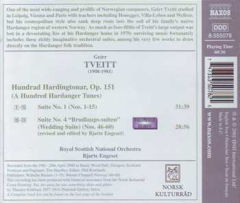 CD Geirr Tveitt: A Hundred Hardanger Tunes - Suites Nos. 1 And 4 294885