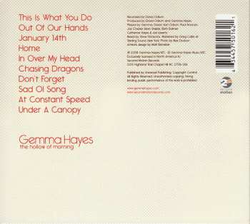 CD Gemma Hayes: The Hollow Of Morning 16296