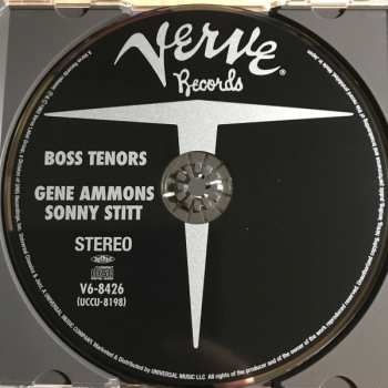 CD Gene Ammons: Boss Tenors - Straight Ahead From Chicago August 1961 LTD 420039