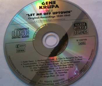 CD Gene Krupa: Let Me Off Uptown / Original Recordings 1939-1945 466987