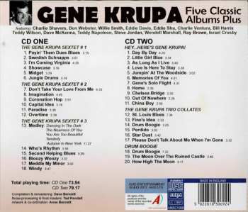 2CD Gene Krupa: Five Classic Albums Plus 348597