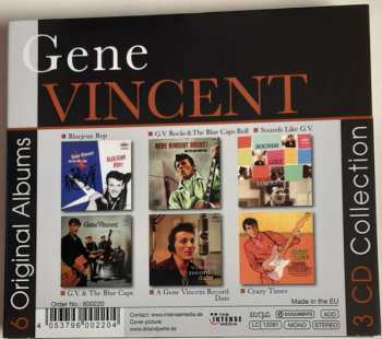 3CD Gene Vincent: Gene Vincent - 3 CD Collection / 6 Original Albums
