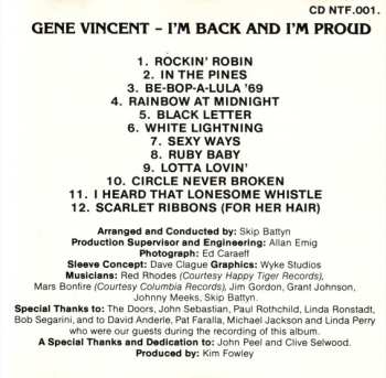 CD Gene Vincent: I'm Back And I'm Proud 450262