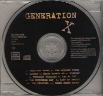 CD Generation X: Generation X 13851