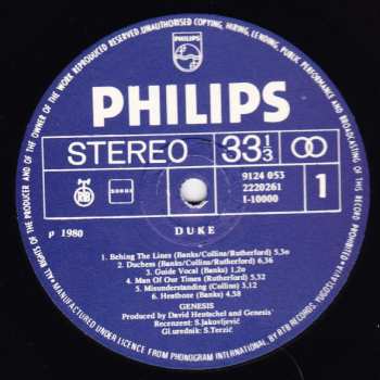 LP Genesis: Duke 374587