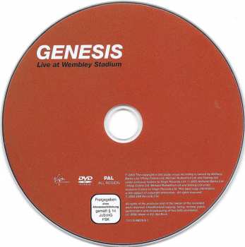 DVD Genesis: Live At Wembley Stadium 21097