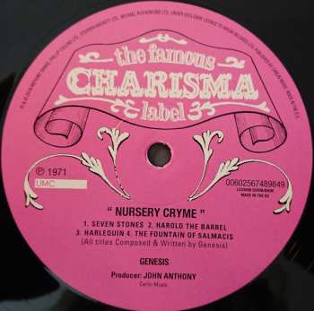 LP Genesis: Nursery Cryme 25848