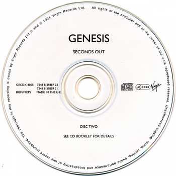 2CD Genesis: Seconds Out 377792