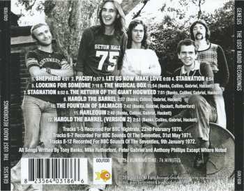CD Genesis: The Lost Radio Recordings (BBC Sessions 1970-1972) 405331