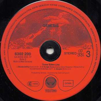 2LP Genesis: Three Sides Live