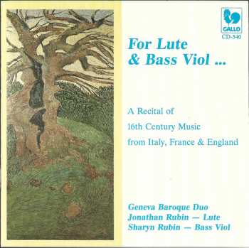 Album Geneva Baroque Duo: For Lute & Bass Viol...