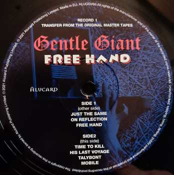 2LP Gentle Giant: Free Hand 104338