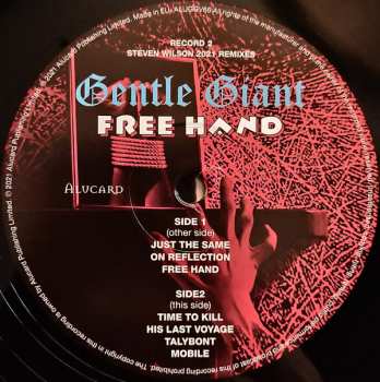 2LP Gentle Giant: Free Hand 104338