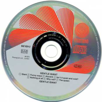 CD Gentle Giant: Gentle Giant 388266