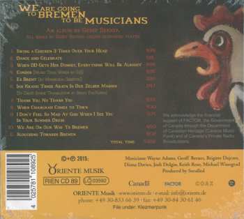 CD Geoff Berner: We Are Going To Bremen To Be Musicians 400401