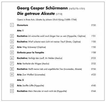 CD Georg Caspar Schürmann: Die Getreue Alceste 298347