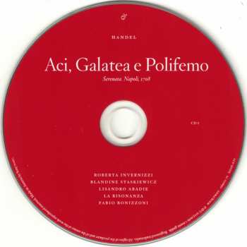 2CD Georg Friedrich Händel: Aci, Galatea E Polifemo 338393