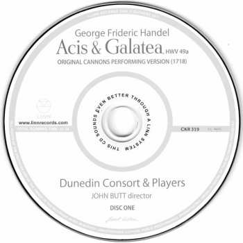 2CD Georg Friedrich Händel: Acis & Galatea, HWV 49a, Original Cannons Performing Version (1718) 346484