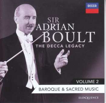 Album Georg Friedrich Händel: Adrian Boult - The Decca Legacy Vol.2 "baroque & Sacred Music"