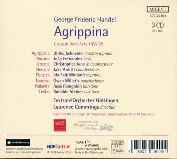 3CD Georg Friedrich Händel: Agrippina 476775