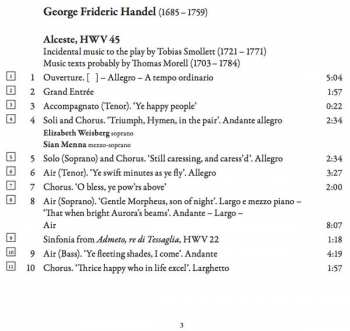 CD Georg Friedrich Händel: Alceste 190232