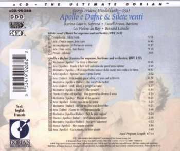 CD Georg Friedrich Händel: Apollo E Dafne & Silete Venti  231854