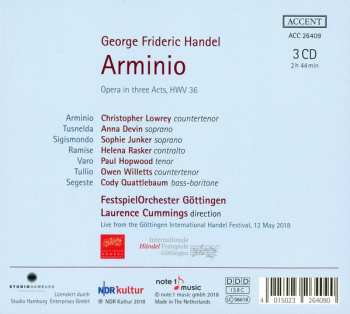 3CD Georg Friedrich Händel: Arminio 279897