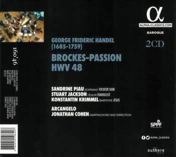 2CD Georg Friedrich Händel: Brockes-Passion 116775