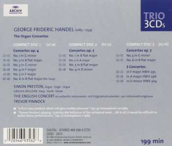 3CD Georg Friedrich Händel: Complete Organ Concertos 422496