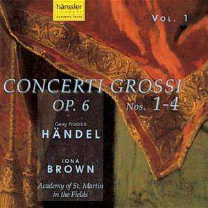 CD Georg Friedrich Händel: Concerti Grossi Op. 6 Nos. 1–4 (Vol. 1) 522305