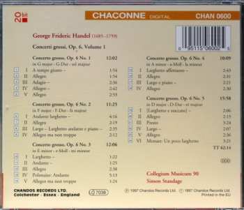 CD Georg Friedrich Händel: Concerti Grossi, Op. 6 Volume 1 303160
