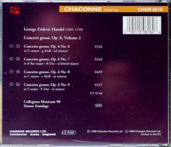 CD Georg Friedrich Händel: Concerti Grossi, Op. 6 Volume 2 346912