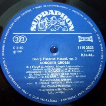 LP Georg Friedrich Händel: Concerti Grossi, Op.3 (83 1) 280190