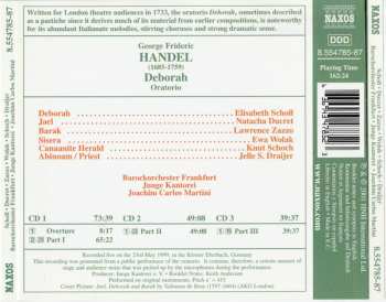 3CD/Box Set Georg Friedrich Händel: Deborah Oratorio 326259
