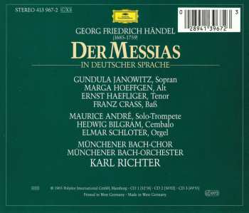 3CD Georg Friedrich Händel: Der Messias (In Deutscher Sprache)