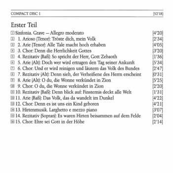 3CD Georg Friedrich Händel: Der Messias (In Deutscher Sprache)
