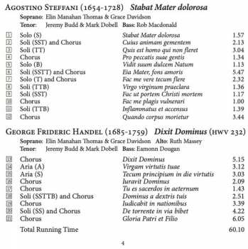 CD Georg Friedrich Händel: Dixit Dominus - Stabat Mater 324710