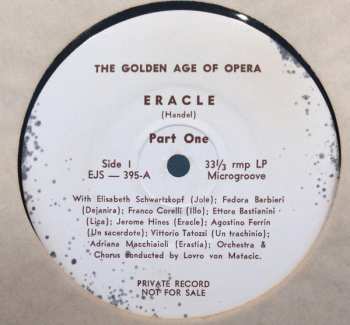 Album Georg Friedrich Händel: Eracle
