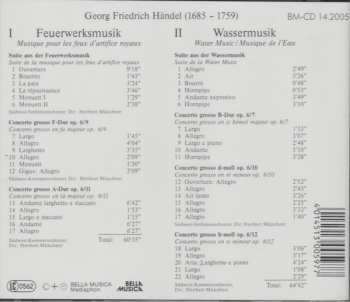 2CD/Box Set Georg Friedrich Händel: Feuerwerksmusik / Wassermusik 373426
