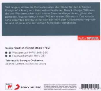 CD Georg Friedrich Händel: Feuerwerksmusik / Wassermusik DIGI 186018