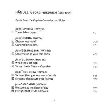 SACD Georg Friedrich Händel: Great Oratorio Duets 457843