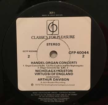 LP Georg Friedrich Händel: Handel Organ Concerti 539970