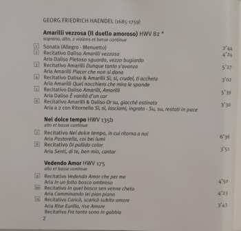 CD Georg Friedrich Händel: Il Duello Amoroso 265125
