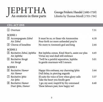 3CD Georg Friedrich Händel: Jephtha 343889