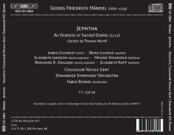 2CD Georg Friedrich Händel: Jephtha 489382