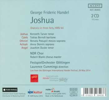 2CD Georg Friedrich Händel: Joshua 440505