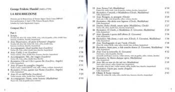 2CD Georg Friedrich Händel: La Resurrezione