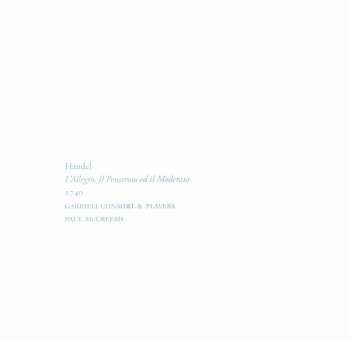 2CD Georg Friedrich Händel: L'Allegro, Il Penseroso Ed Il Moderato (1740) 122677