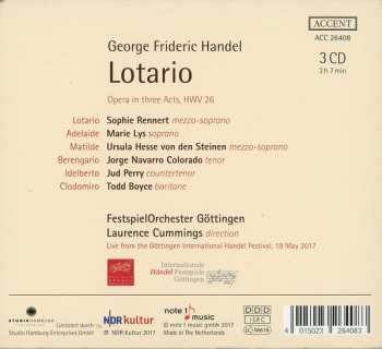 3CD Georg Friedrich Händel: Lotario 294291